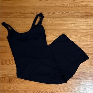 Hatch maternity black midi dress w shelf bra sz s small